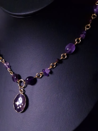 Amethyst-Collier „Celestial Dream“
