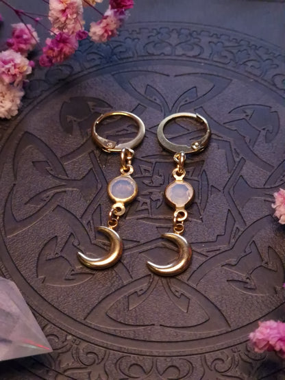 Lunar Opal Drops gold
