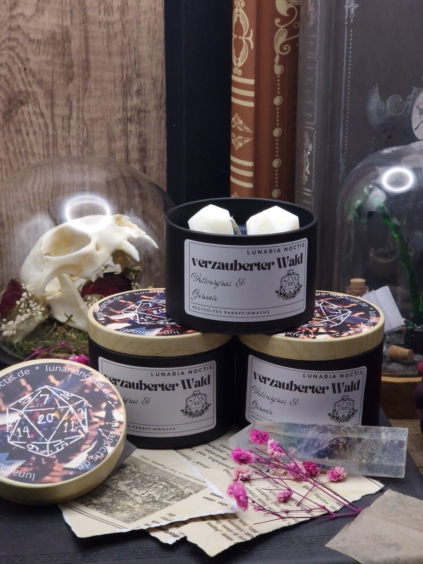 Verzauberter Wald - DnD Kerze