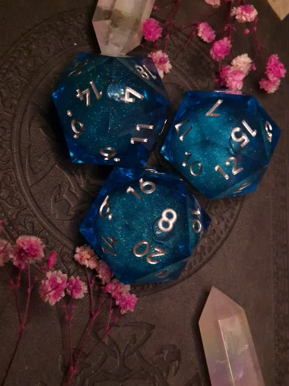 Chunky D20 „Ocean of Stars“
