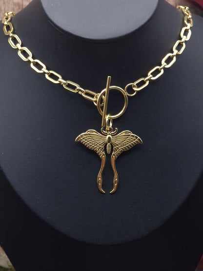 Chunky Luna Moth Kette