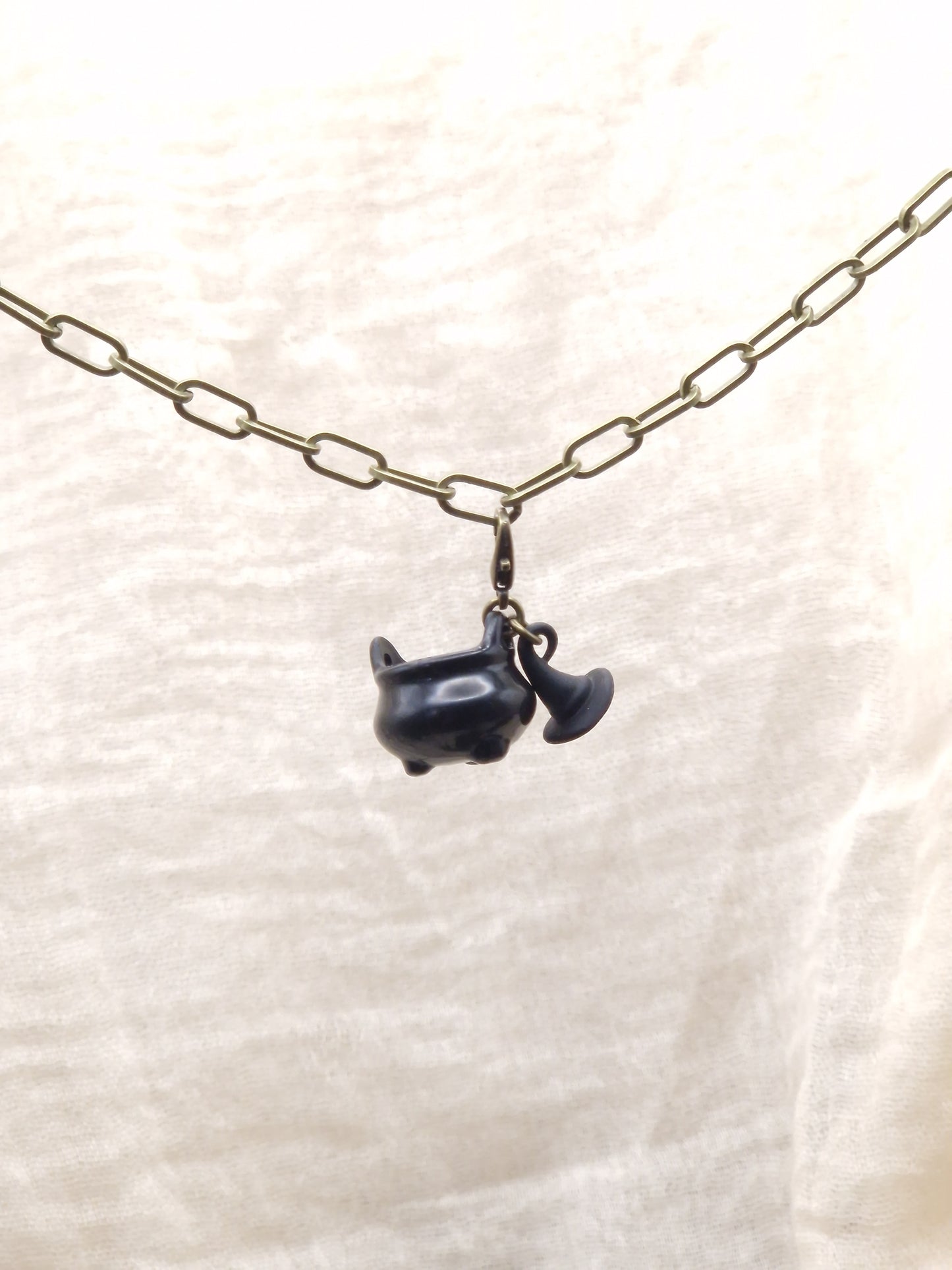Hexenkesel mit Hut Charm