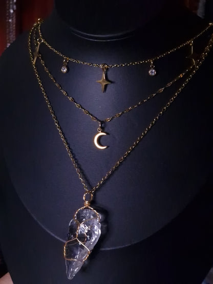 Kristallpfeilkette - Stardust Energy