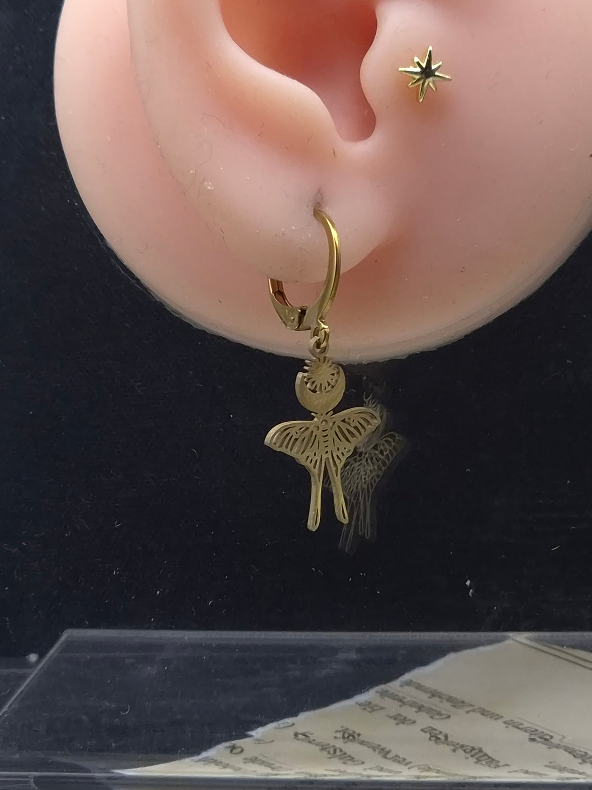 Luna Moth – Motten-Ohrringe