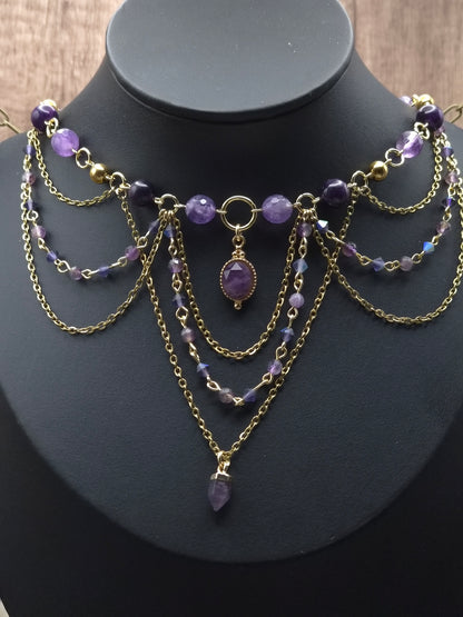 Amethyst -Collier „Eclipse“