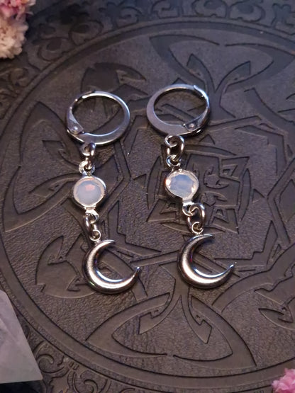 Lunar Opal Drops silber