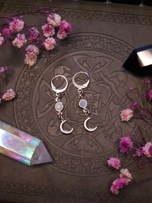 Lunar Opal Drops silber
