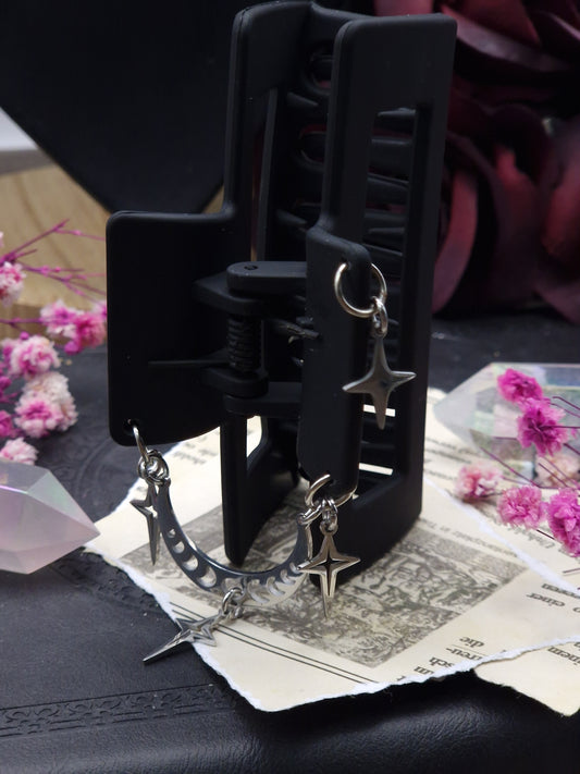 Nocturne Crescent – Schwarze Mondklammer