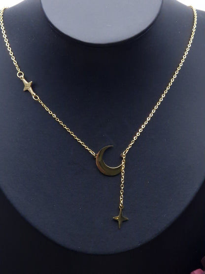 Halbmond Kette mit Stern