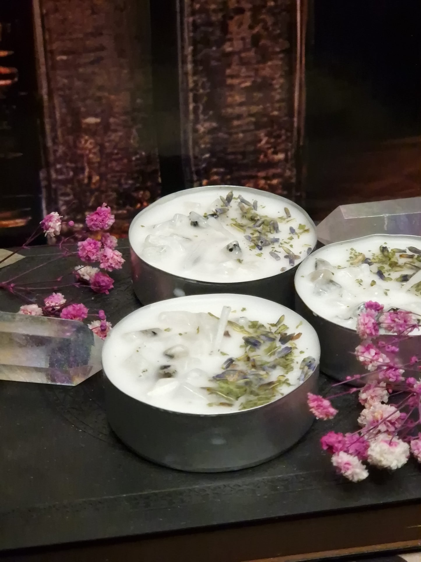 Kristall Maxi Teelicht Vollmond