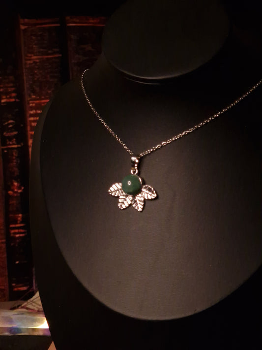 Emerald Ivy Aventurin Kette
