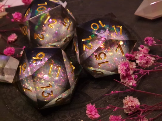 Chunky D20 „Stardust“