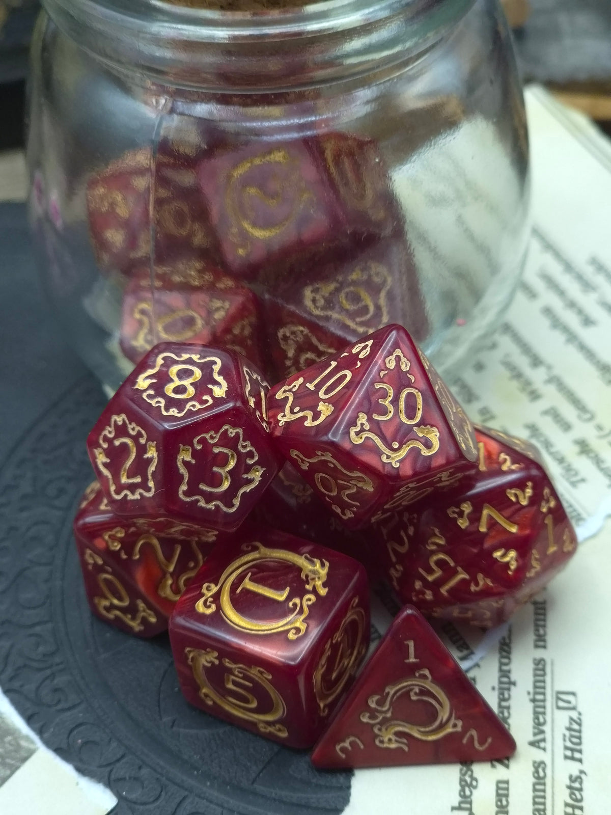 Crimson Arcana – Würfelset