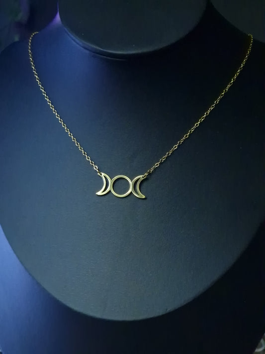 Triplemoon Kette gold
