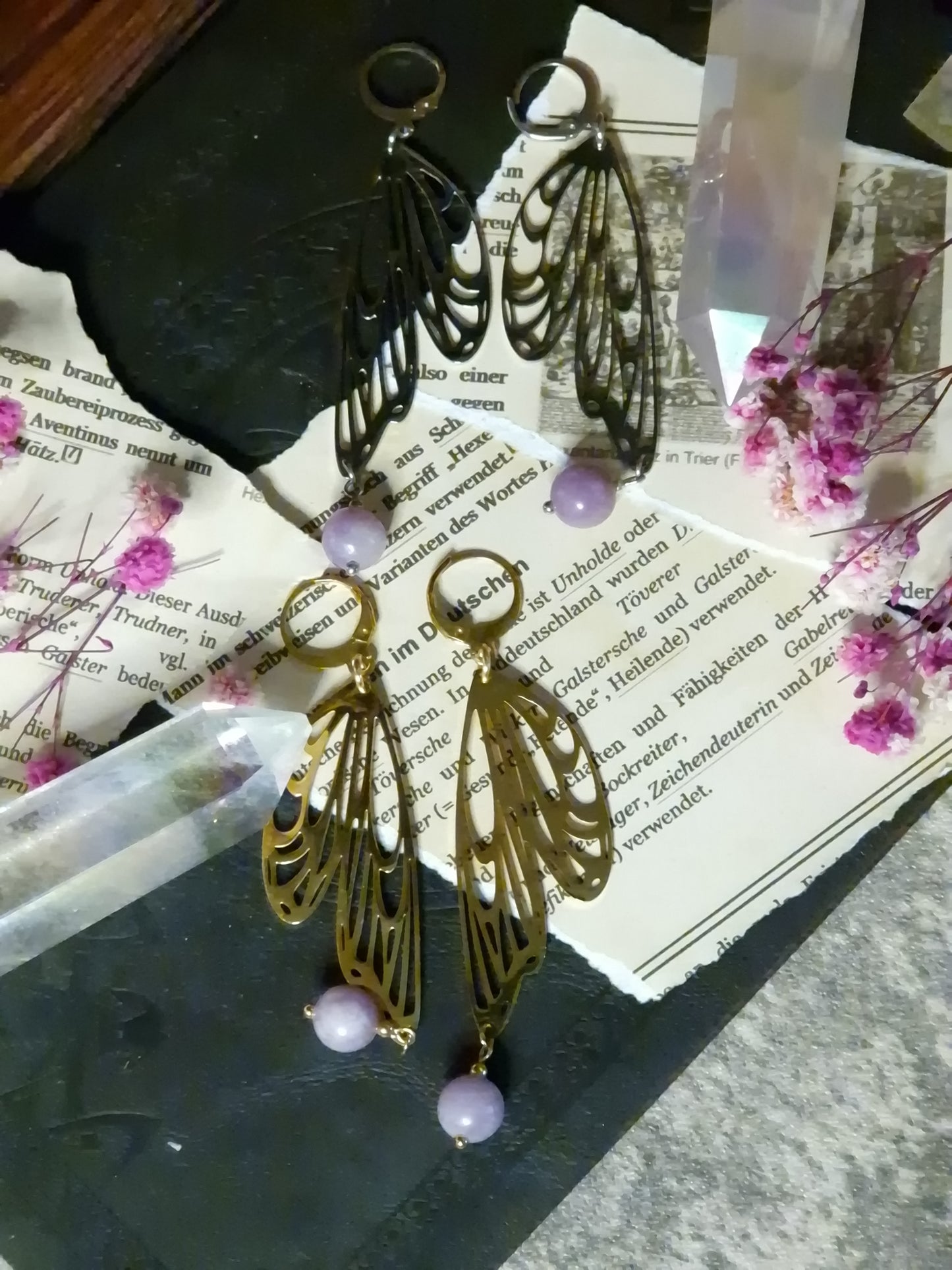 Fairy Wings – Lepidolith & Feenlicht