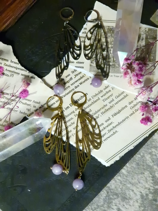 Fairy Wings – Lepidolith & Feenlicht