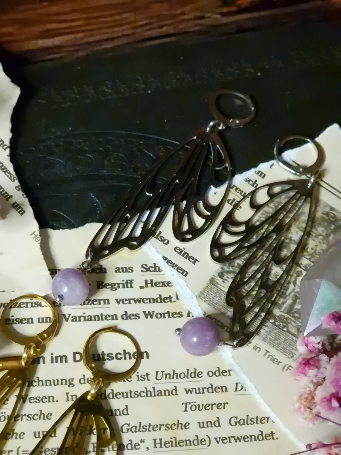 Fairy Wings – Lepidolith & Feenlicht