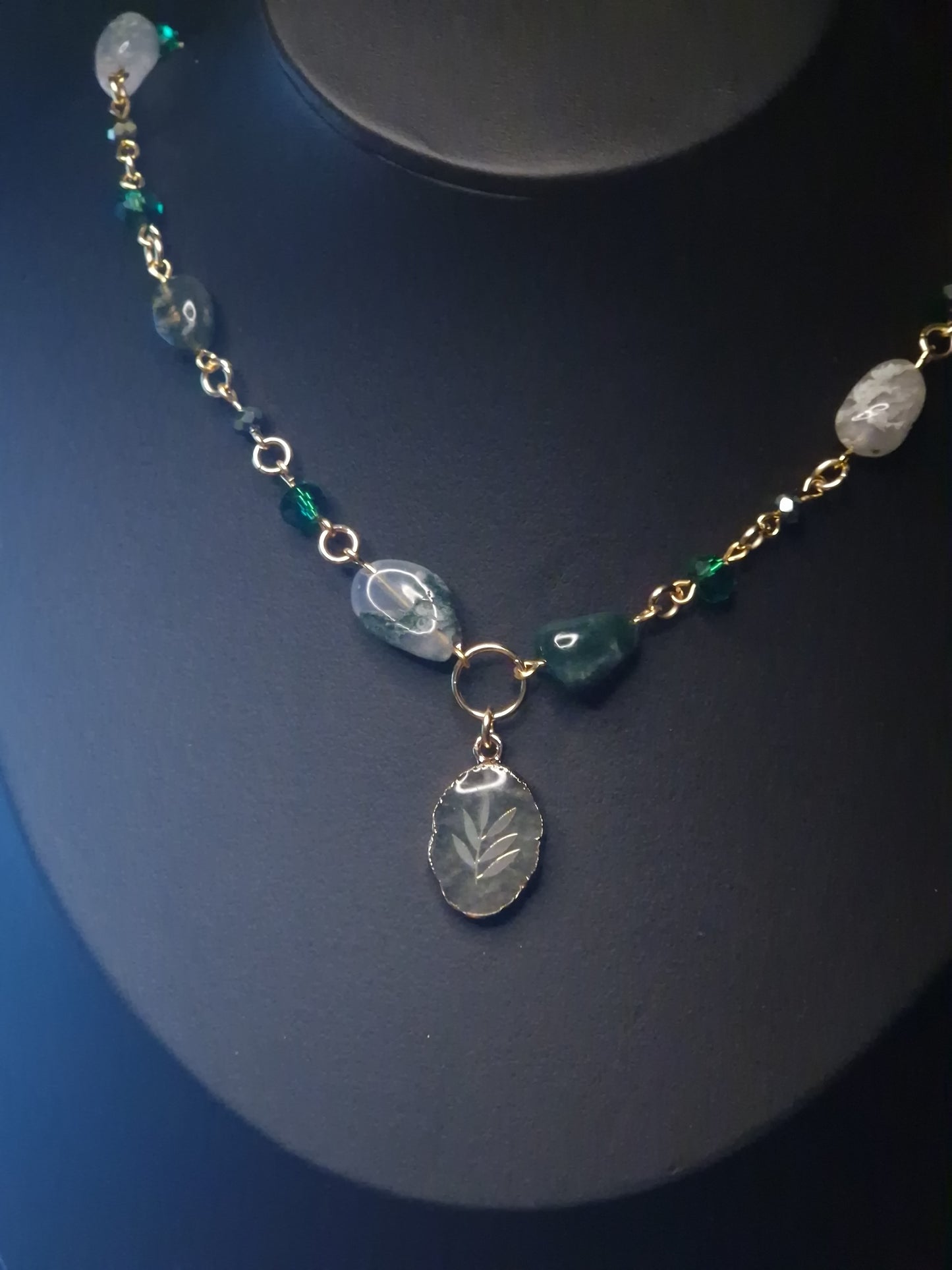 Moosachat Kette „Waldgeist“