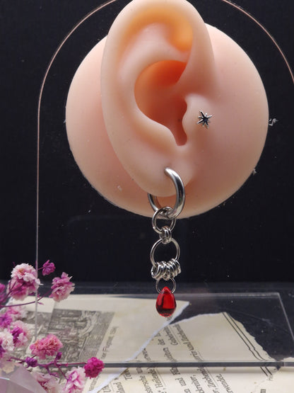 Chainmaille Ohrringe „Aether Drop“