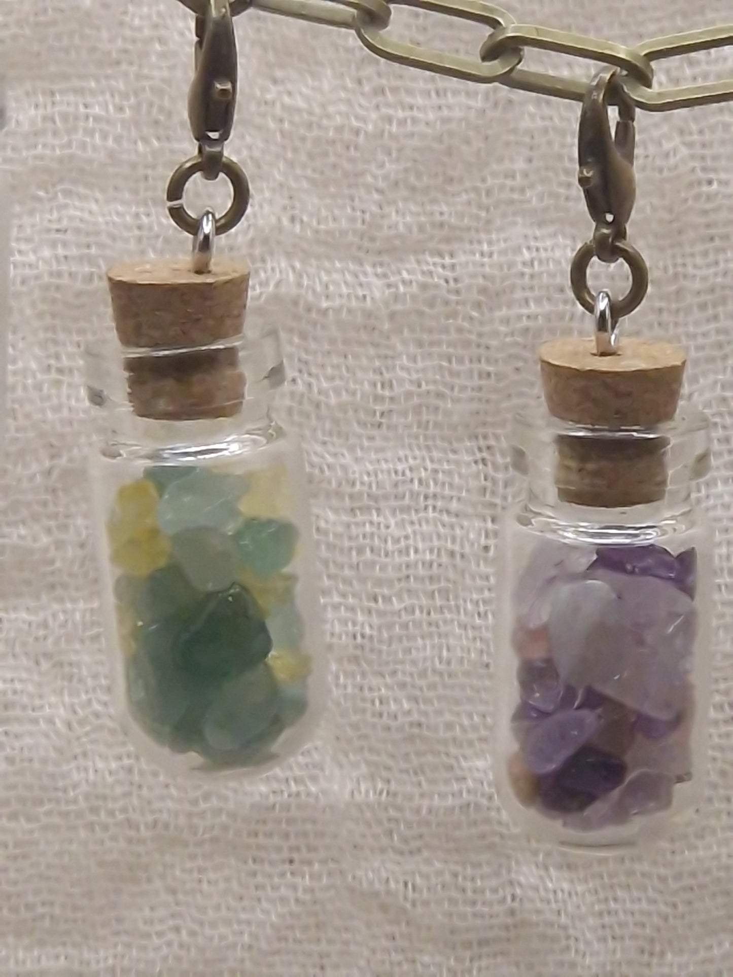 Edelsteinchen im Glas Charm