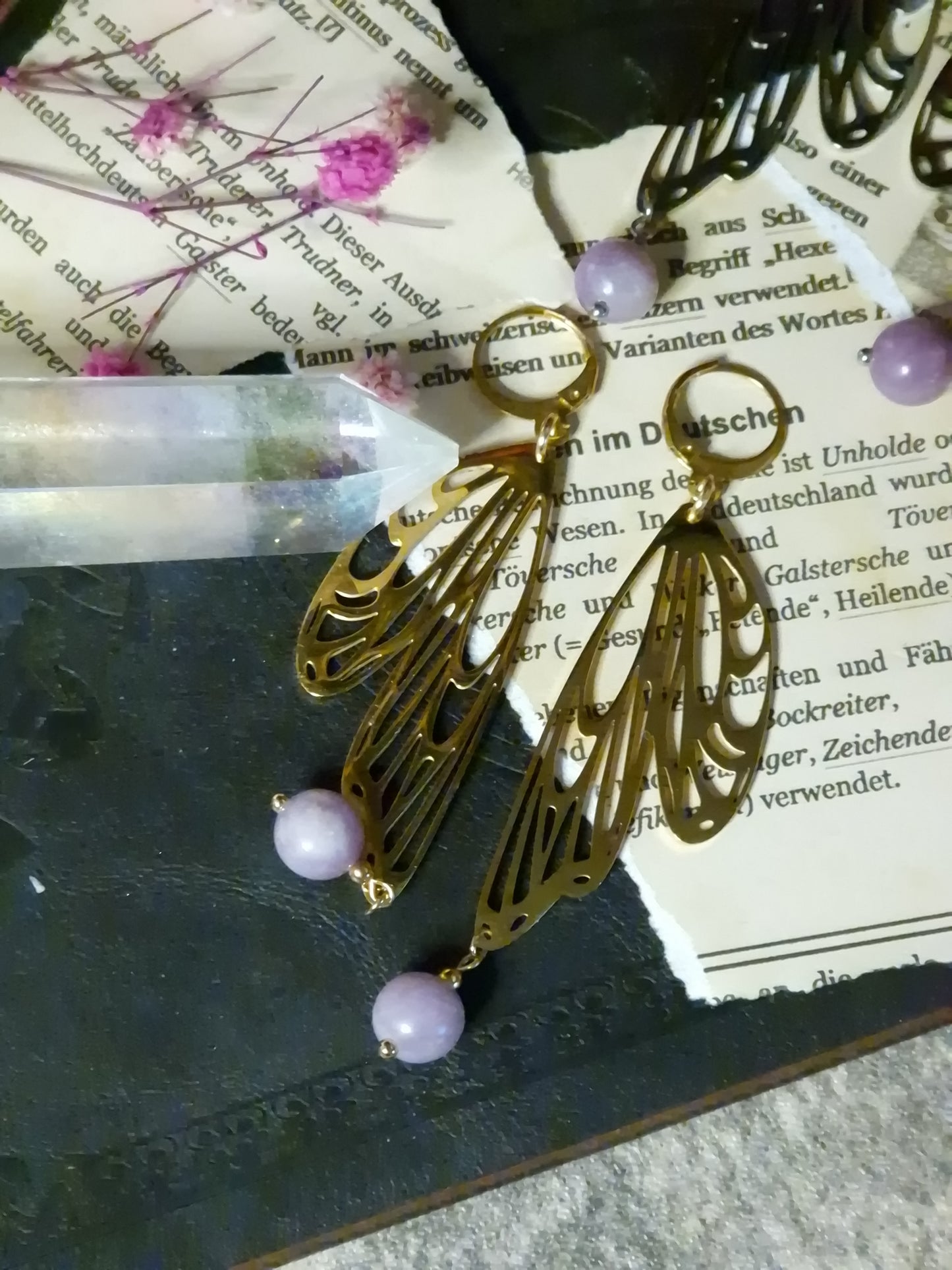 Fairy Wings – Lepidolith & Feenlicht