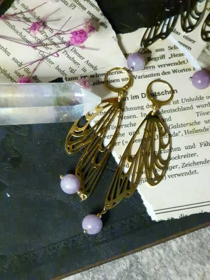 Fairy Wings – Lepidolith & Feenlicht