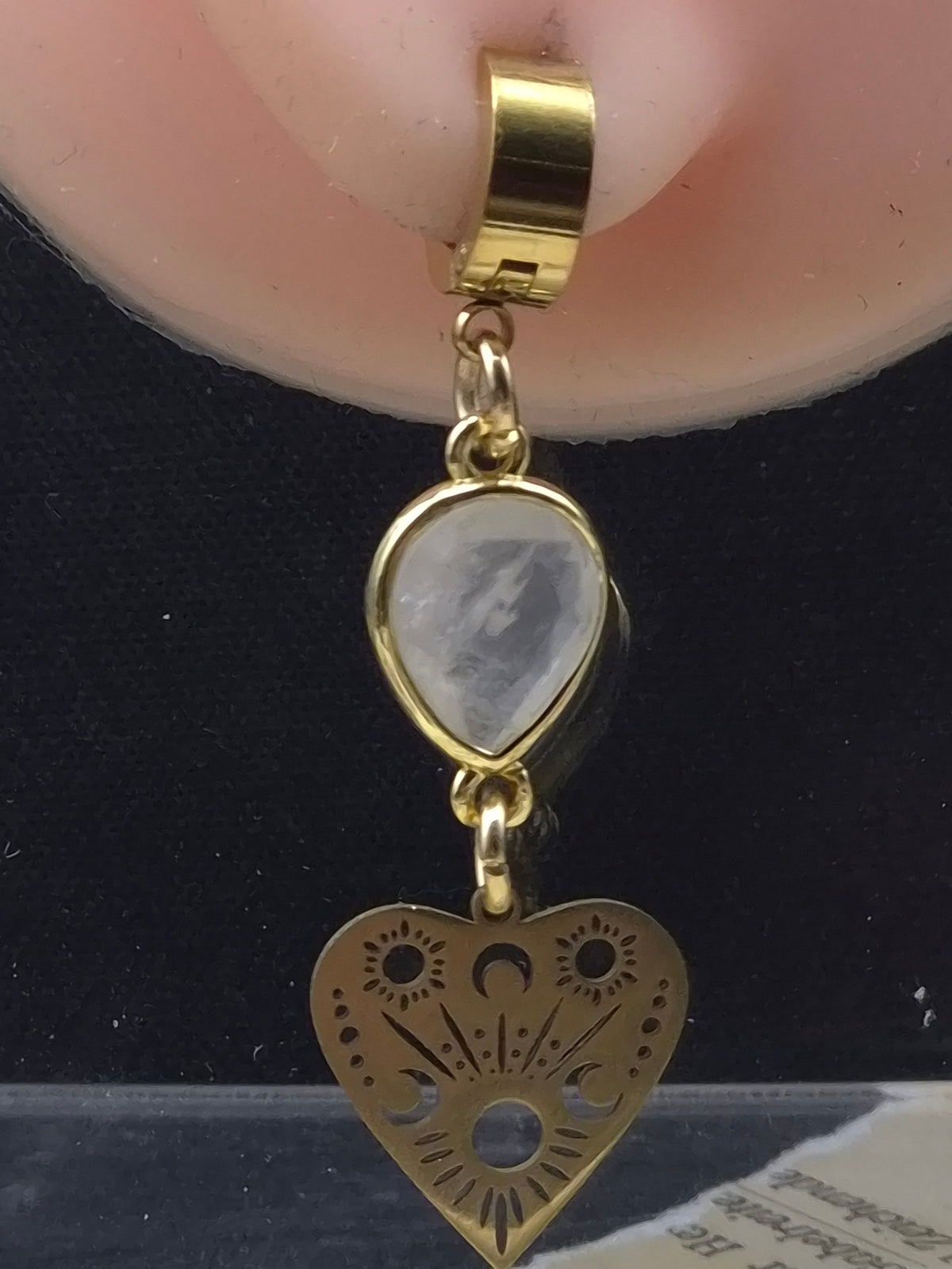 Crystal Oracle – Bergkristall-Ohrringe
