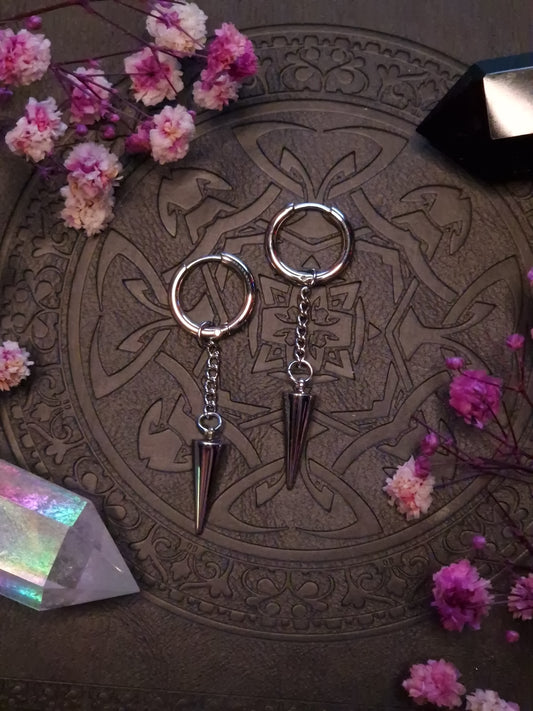 Creolen „Edge & Whisper“ silber