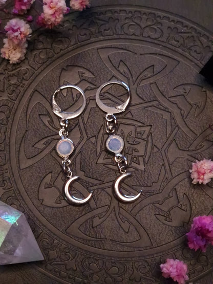 Lunar Opal Drops silber